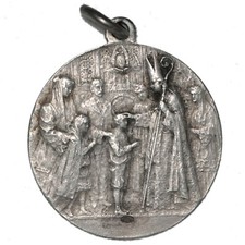 ITALIA Medaglia religiosa - Ricordo della Cresima - Argento Silver