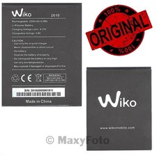 WIKO NUOVA BATTERIA 2610 ORIGINALE 2500mAh PILA RICAMBIO IONI DI LITIO PER Y60