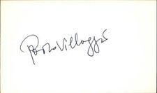 Paolo Villaggio Signed Auto