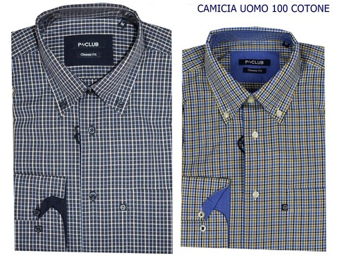Camicia quadri uomo camicie - a,