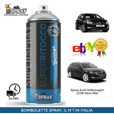 Spray Audi Volk Seat Skoda  LZ9Y Phantom Swartz 1K 400ml !! LUCIDO DIRETTO!!