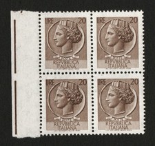 Francobolli Italia 1953 Lire