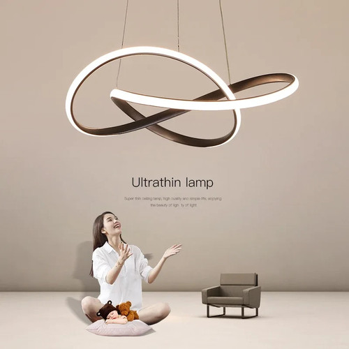 Lampadario led anelli - led,