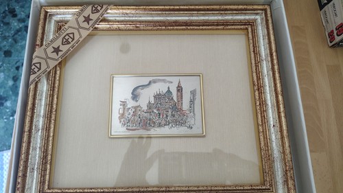 Litografia lastra argento - su, d'argento