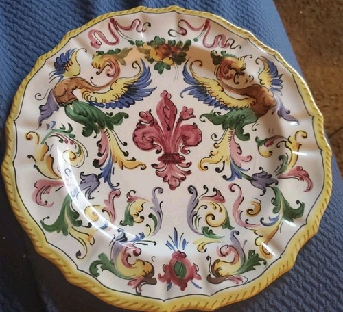 Piatto maiolica italiana - in,