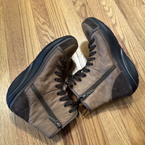 Mbt brown leather - mbt, mid