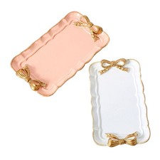  2 Pcs Plateau Resine Petit