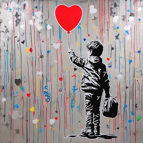 Quadri tela hommage - quadri, banksy