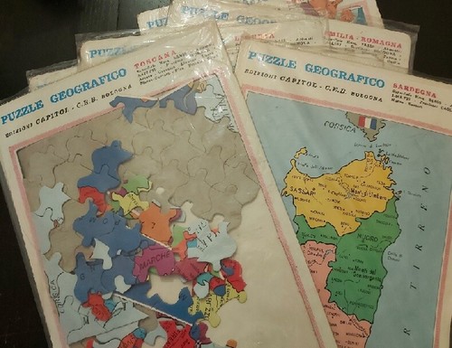 Puzzle geografici didattici - puzzle,
