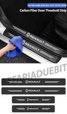 4 battitacco Renault Captur Twingo Megane Clio in carbonio adesivo carbon look