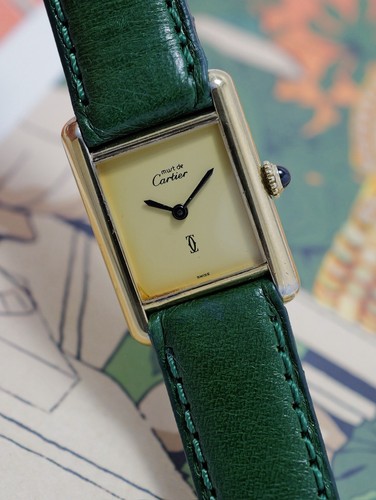 Cartier tank must vermeil - cartier,