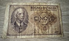 Banconota lire vintage - banconota, del