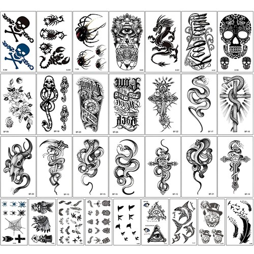 Tatuaggi temporanei - (30, fogli)