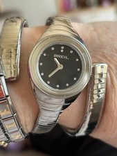 Orologio Orologi Bracciale Acciaio Modellabile Con Zirconi Gioiello Breil