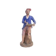 PASTORI ANTICHI STATUE PRESEPE NAPOLETANO ANNI '50 TERRACOTTA 18 CM