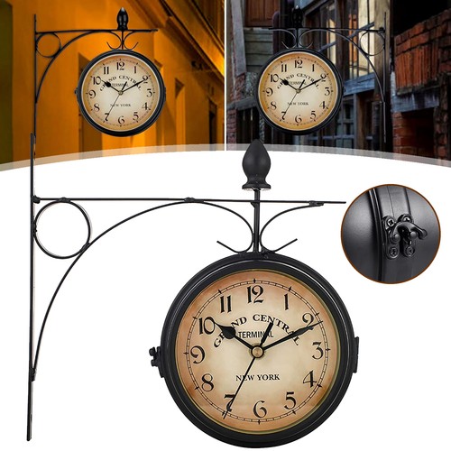 Orologio stazione doppio lato
