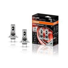 Kit coppia lampadine H7 LED Omologate Night breaker led speed +450% Osram 