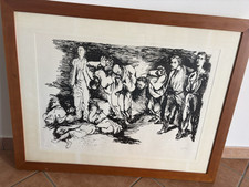 RENATO GUTTUSO LITOGRAFIA FIRMATA E NUMERATA