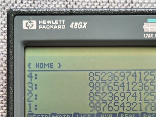 Calcolatrice ram hp48gx - ram, kb