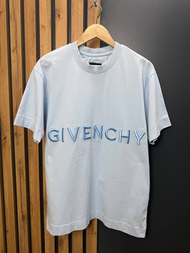 Shirt givenchy blu con - blu, logo