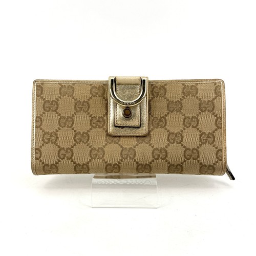 Gucci canvas long wallet - gucci, gg