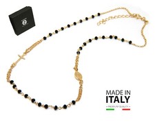 Rosario argento 925 bagno oro - argento,