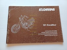 Moto Morini 501 Excalibur 1986 catalogo ricambi ORIGINALE spare parts catalogue