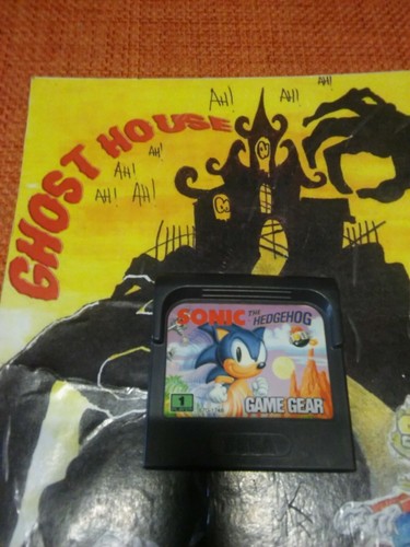 Sonic game gear solo - game, cartuccia