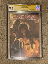 Red Sonja #7 Adam Hughes variante CGC SS 9.6 firmato da Hughes