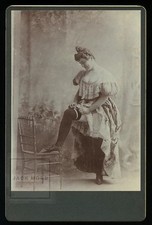Vecchia foto Risque anni 1890