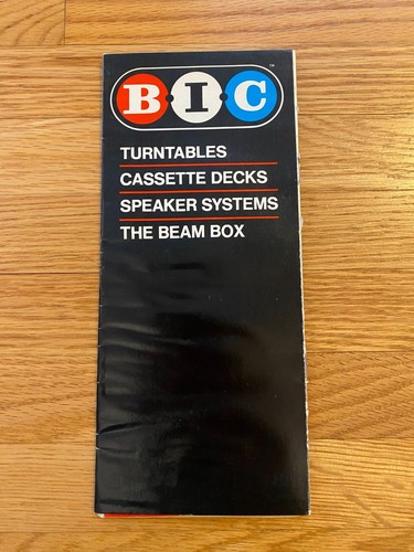 Bic turntables cassette decks - bic,