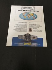 1983 EBERHARD FLYMASTER CRONOGRAFO JET MASTER OROLOGIO WATCH PUB AD VINTAGE
