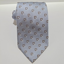 Cravatta Uomo BAGUTTA Quadretti 100% Seta Made Italy Business Elegante Cerimonia