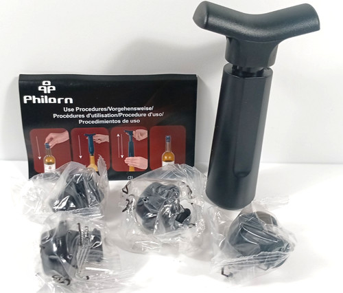 Pompa wine saver con - pompa, tappo