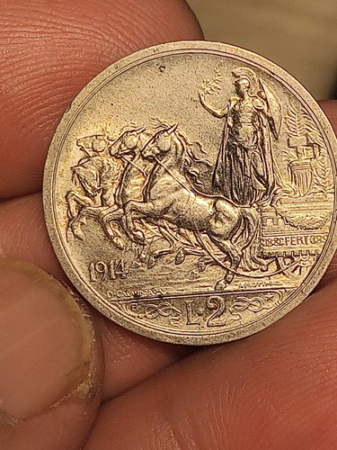 Splendida lire 1914 quadriga - 2,