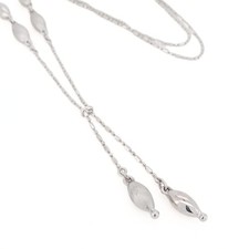 Collana Donna Pendenti Oro Bianco 18kt - Oro Rigenerato