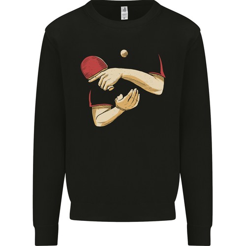 Felpa uomo ping pong hands - felpa,