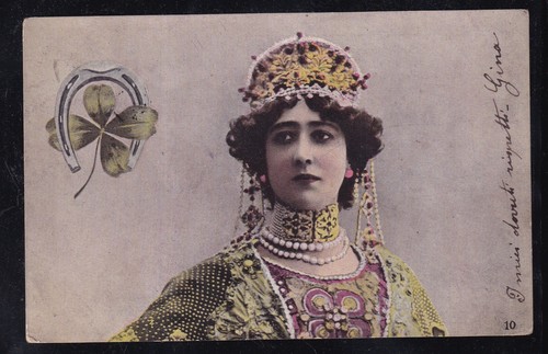 Cartolina donna principessa - donna,