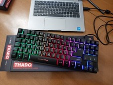 Tastiera italiana, Trust Thado TKL, anti-ghosting gaming, condizioni perfette