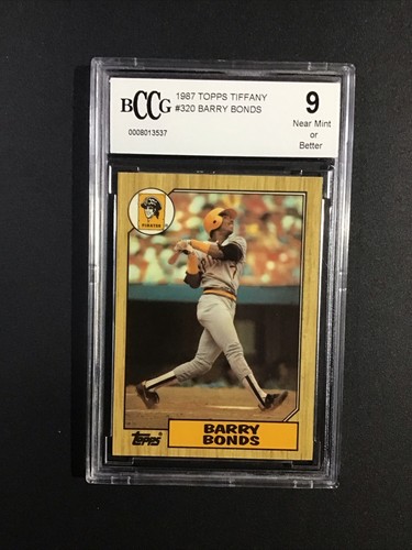 Barry bonds 1987 topps tiffany - bonds,