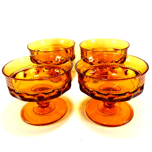 Amber dessert sherbet cups - amber,