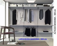 Cabina armadio misura - armadio, su