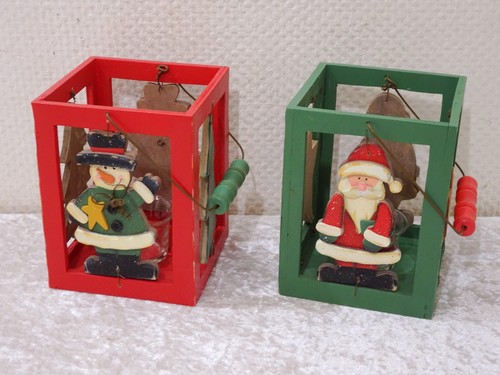 Portacandele in legno - 2,