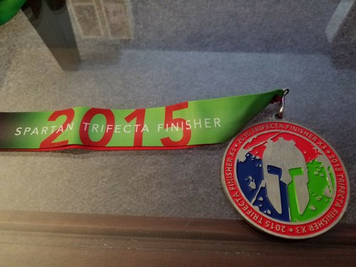 Medaglia trifecta spartan race - medaglia,