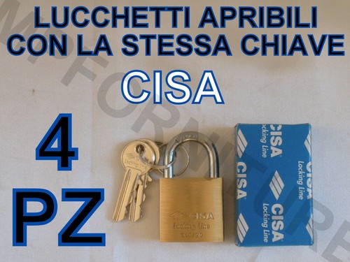 Lucchetti cisa apribili - apribili, con