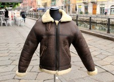 Giubbotto Bomber Montone Pelle