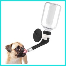 Dispenser Acqua per Cani Senza Goccia Bottiglia-Cane Cuccia Gabbia Dispenser Acqua Drin...