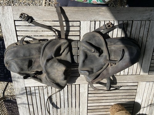 Double fontes sacoches cuir - fontes,