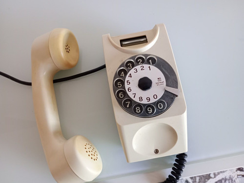 Telefono disco vintage anni - disco,