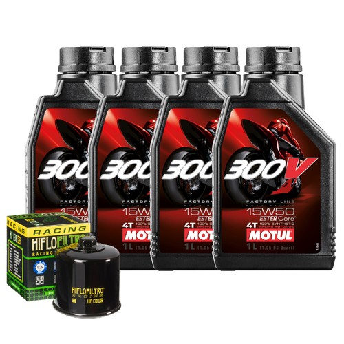 Kit tagliando olio motul 300v - kit,
